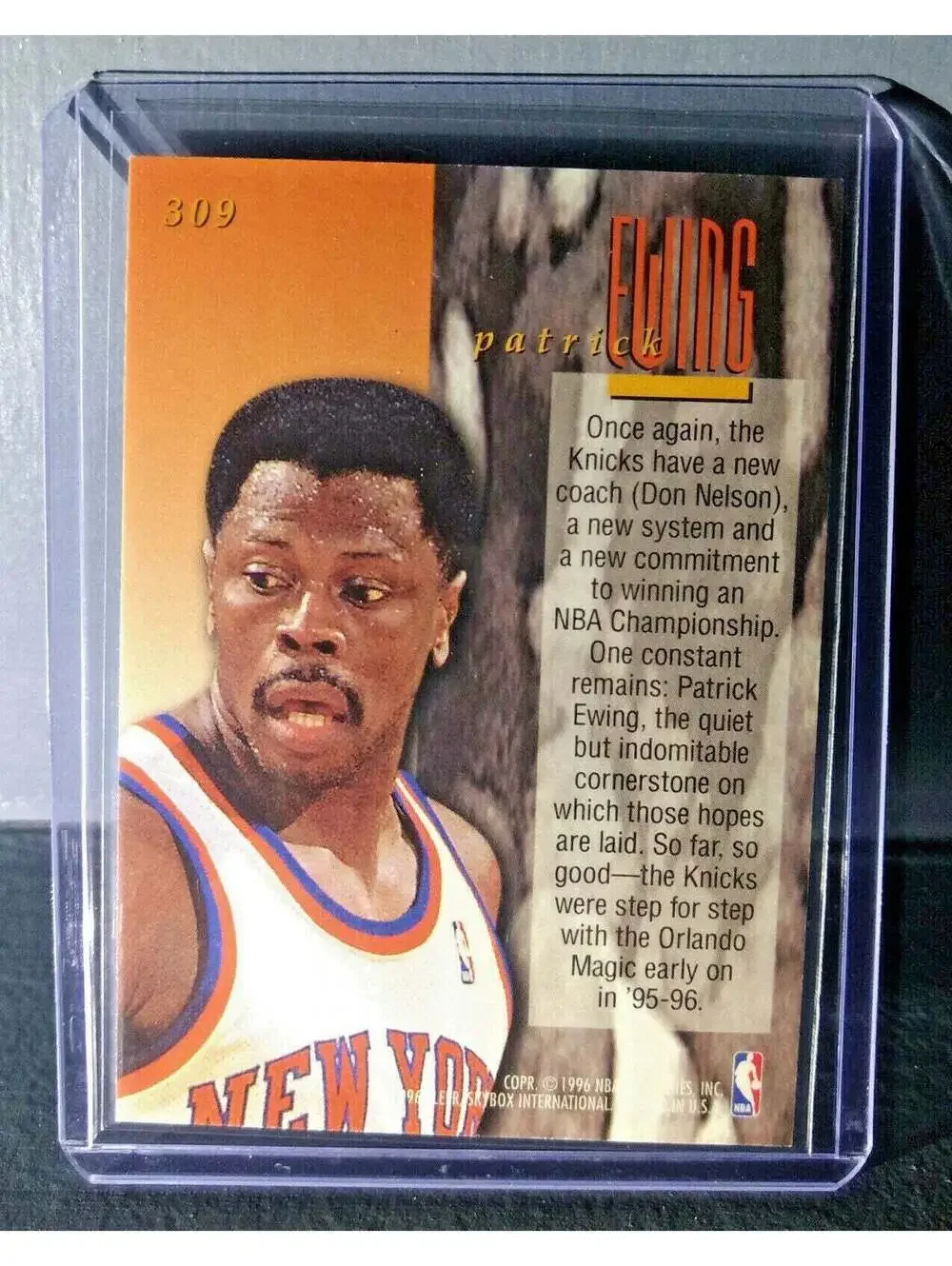 1995-96 Patrick Ewing Fleer Ultra #309 Encore Basketball Card